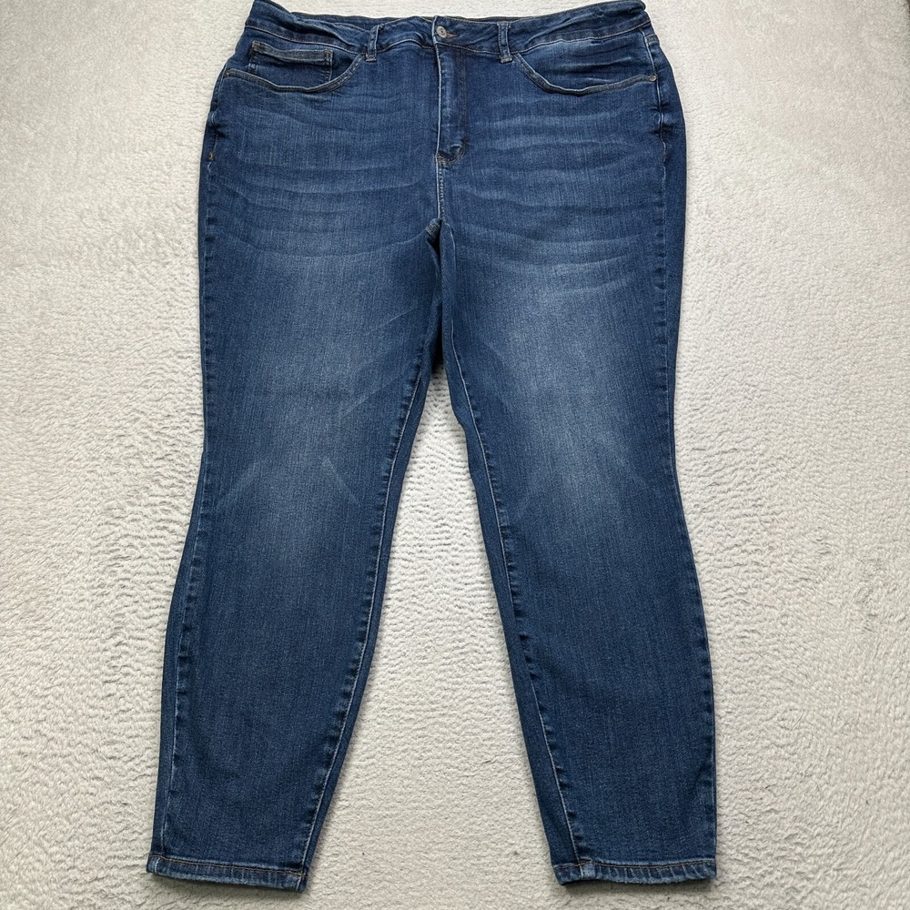 Judy Blue Jeans Size 22W (FITS 40x28) Denim Skinny Fit High Rise Stretch JB88365 - Picture 1 of 11